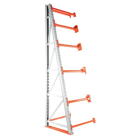Vestil Steel Reel Rack Add-On Kit 36 In. x 36 In. x 120 In. 6000 Lb. Capacity, White/Orange RERC-A-3410